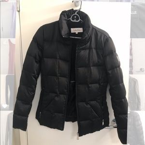Calvin Klein: Black Puffer Coat